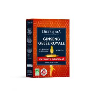 Dietaroma Ginseng Gelée bio Royale – 20 ampoules